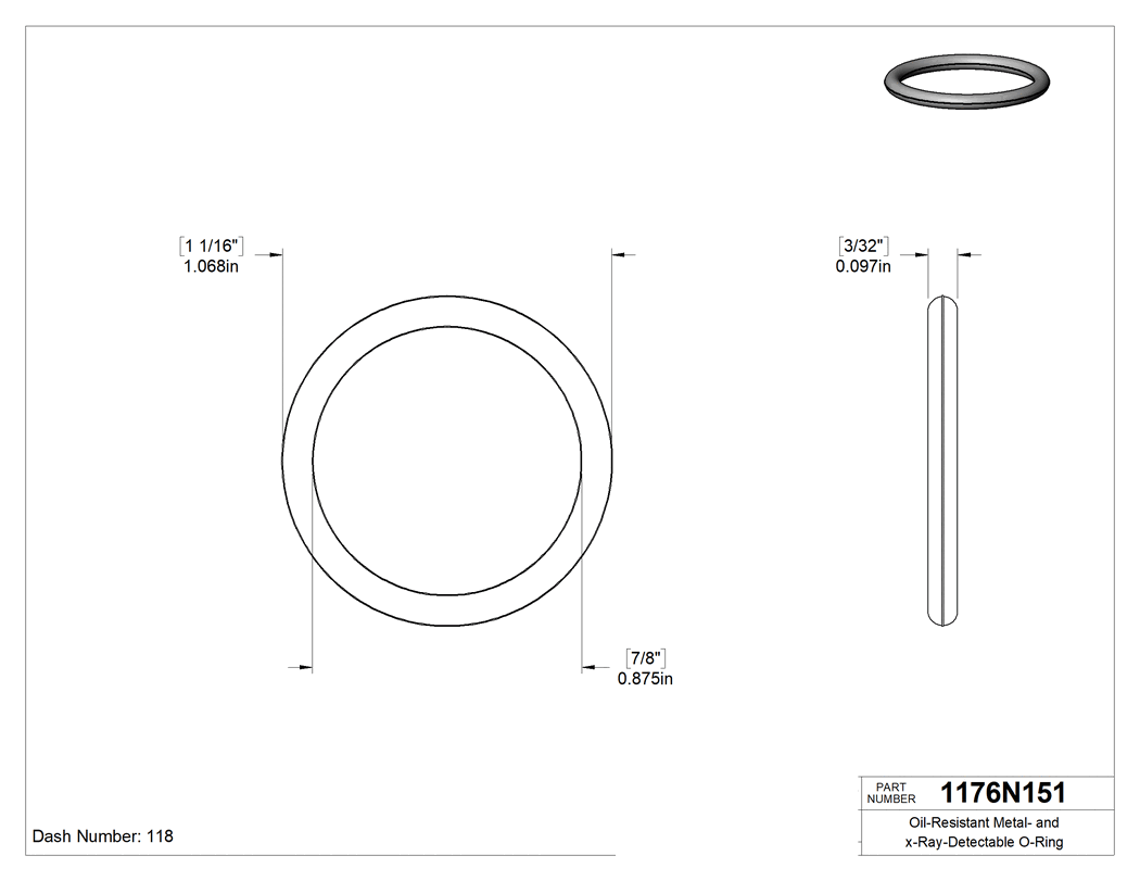 Technical drawing - 1176N151